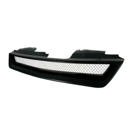 OVERTIME Front Hood Grille Type R For 94 To 97 Honda Accord, Black - 5 X 18 X 33 In. OV126290